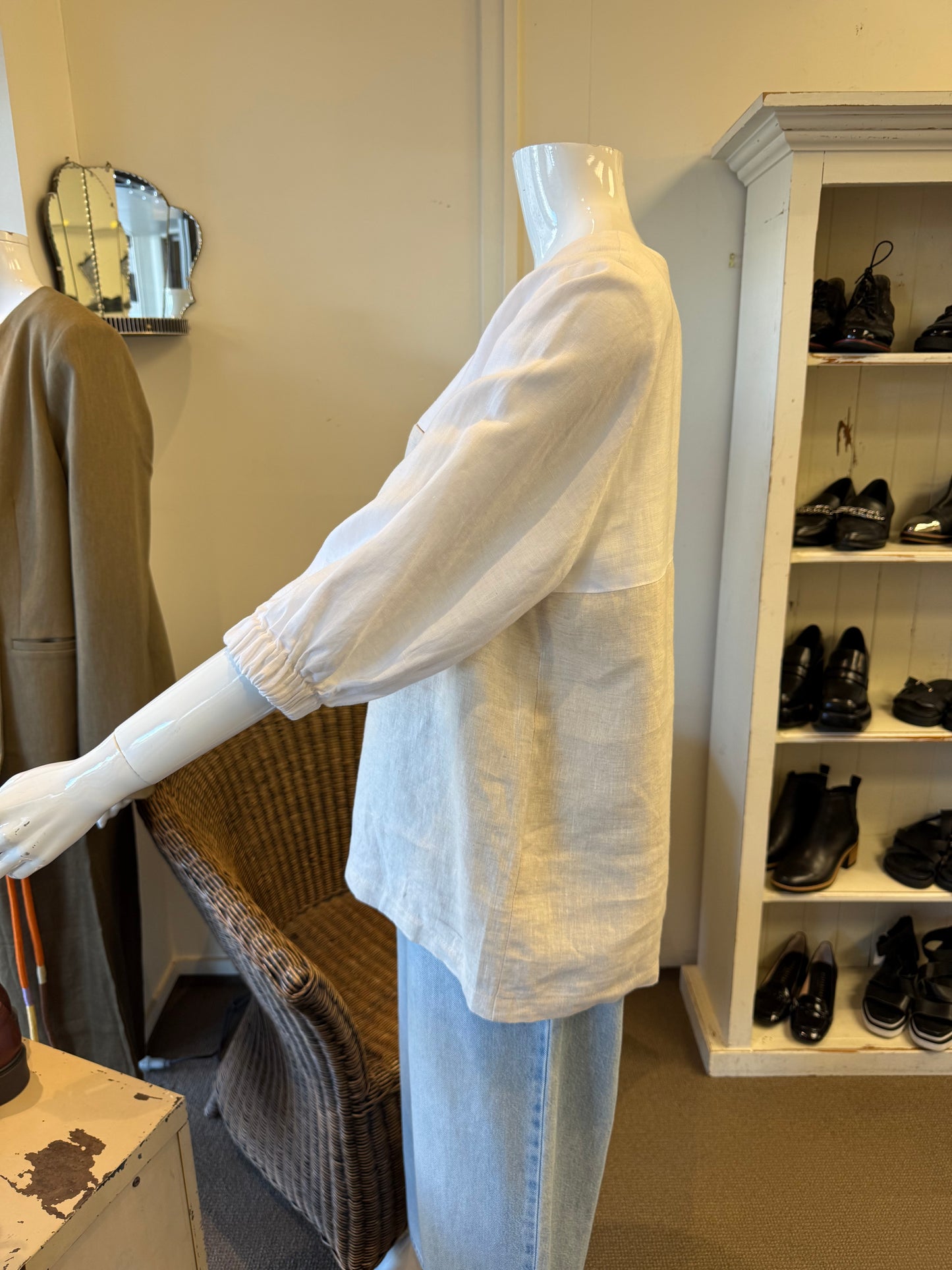 Harlowe Linen Top