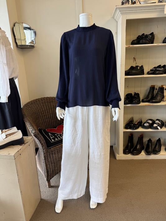 Seeking Lola Blue Top