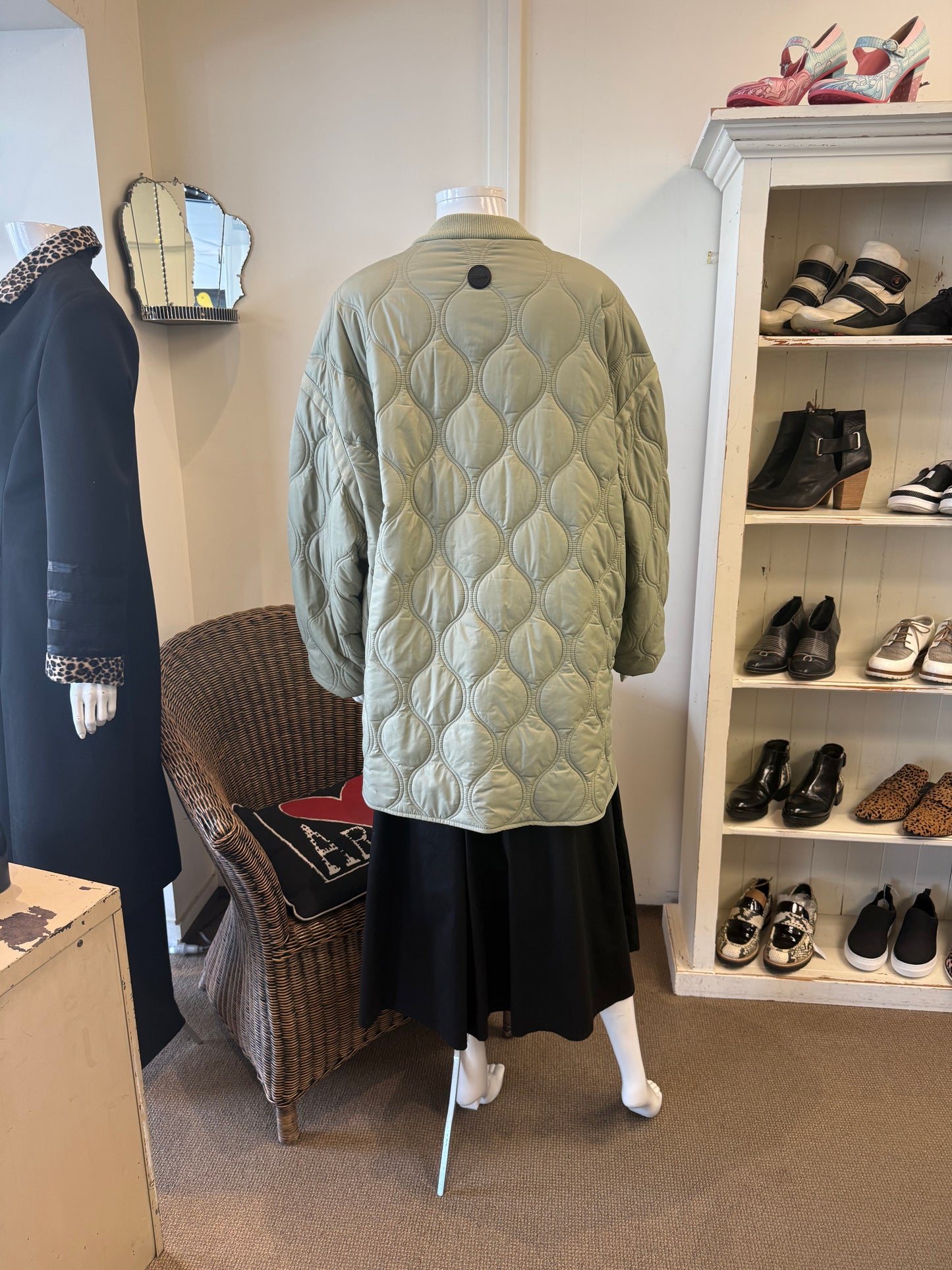 Moke Quilted Bomber Jacket