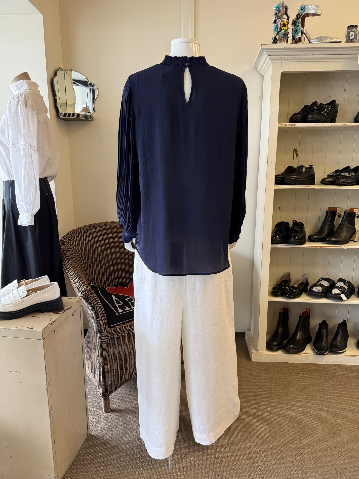 Seeking Lola Blue Top