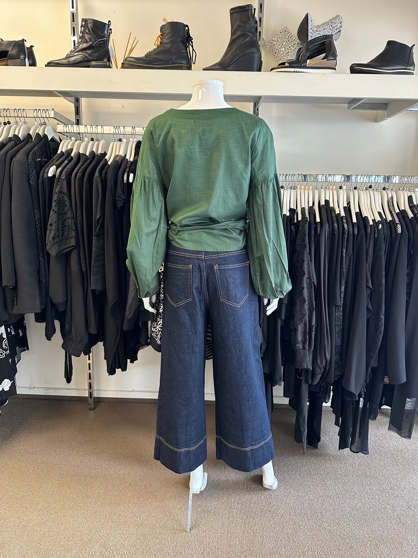 Blak Wrap Top