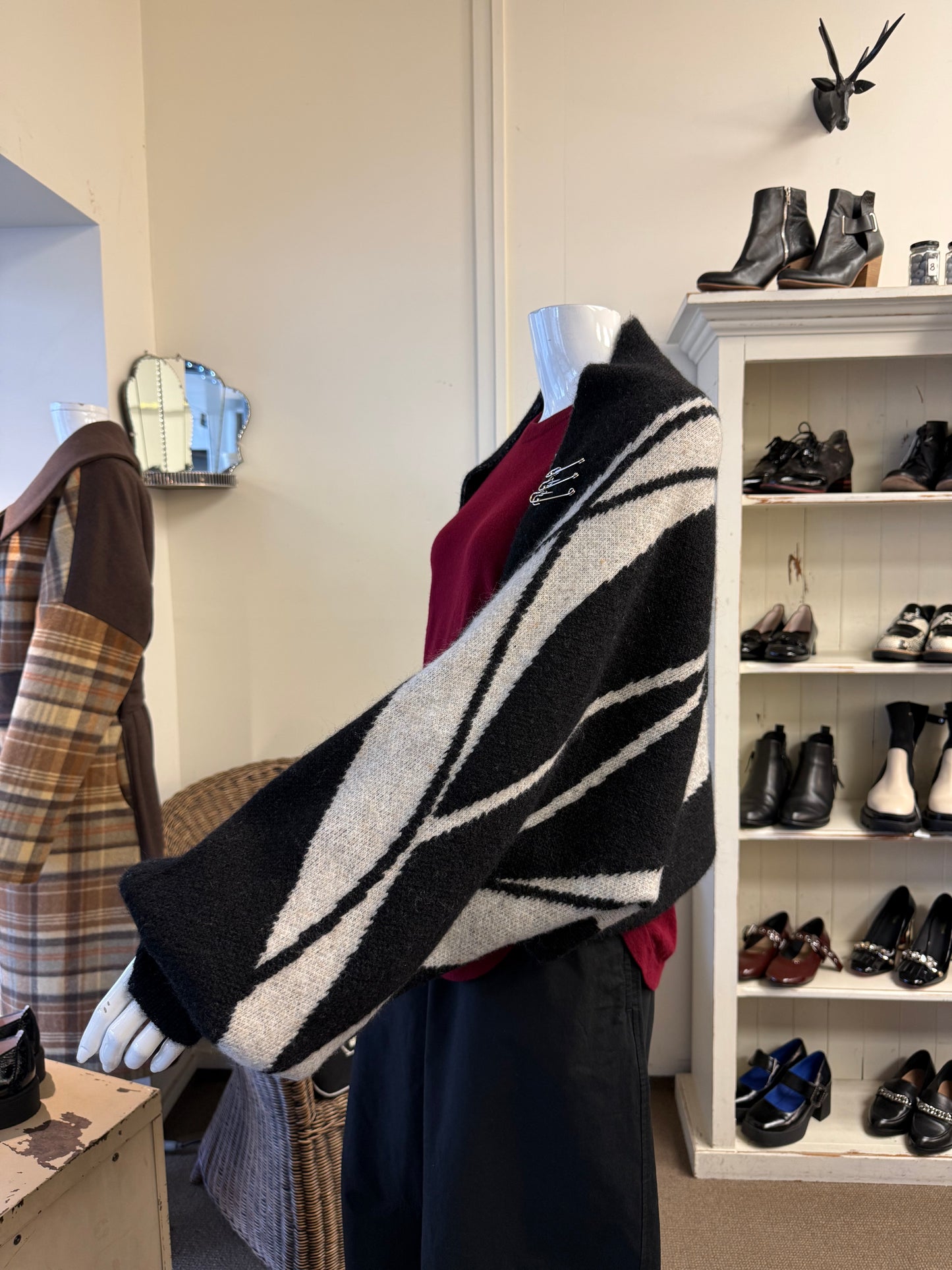 Bone & Arrow Knit Wrap