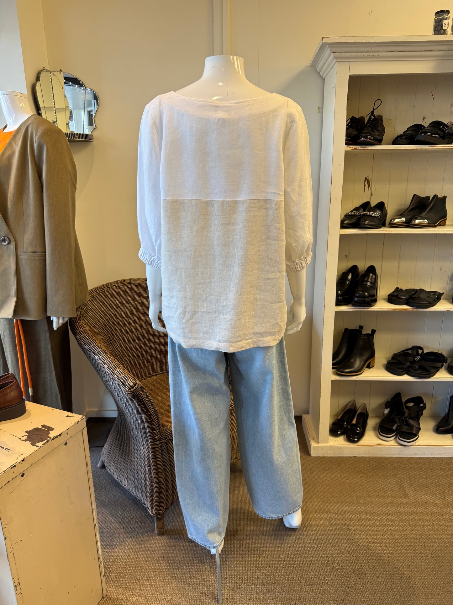 Harlowe Linen Top