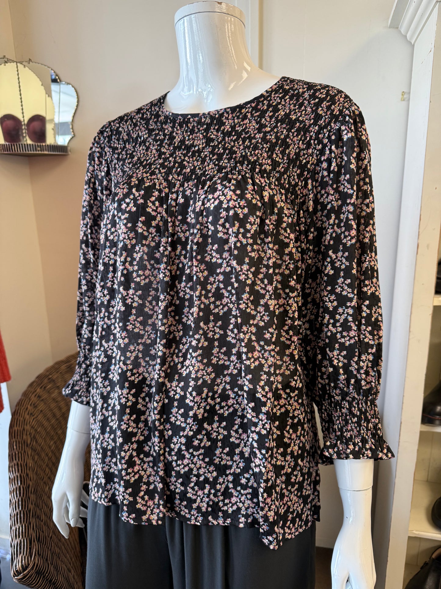 Seeking Lola Shirred Top