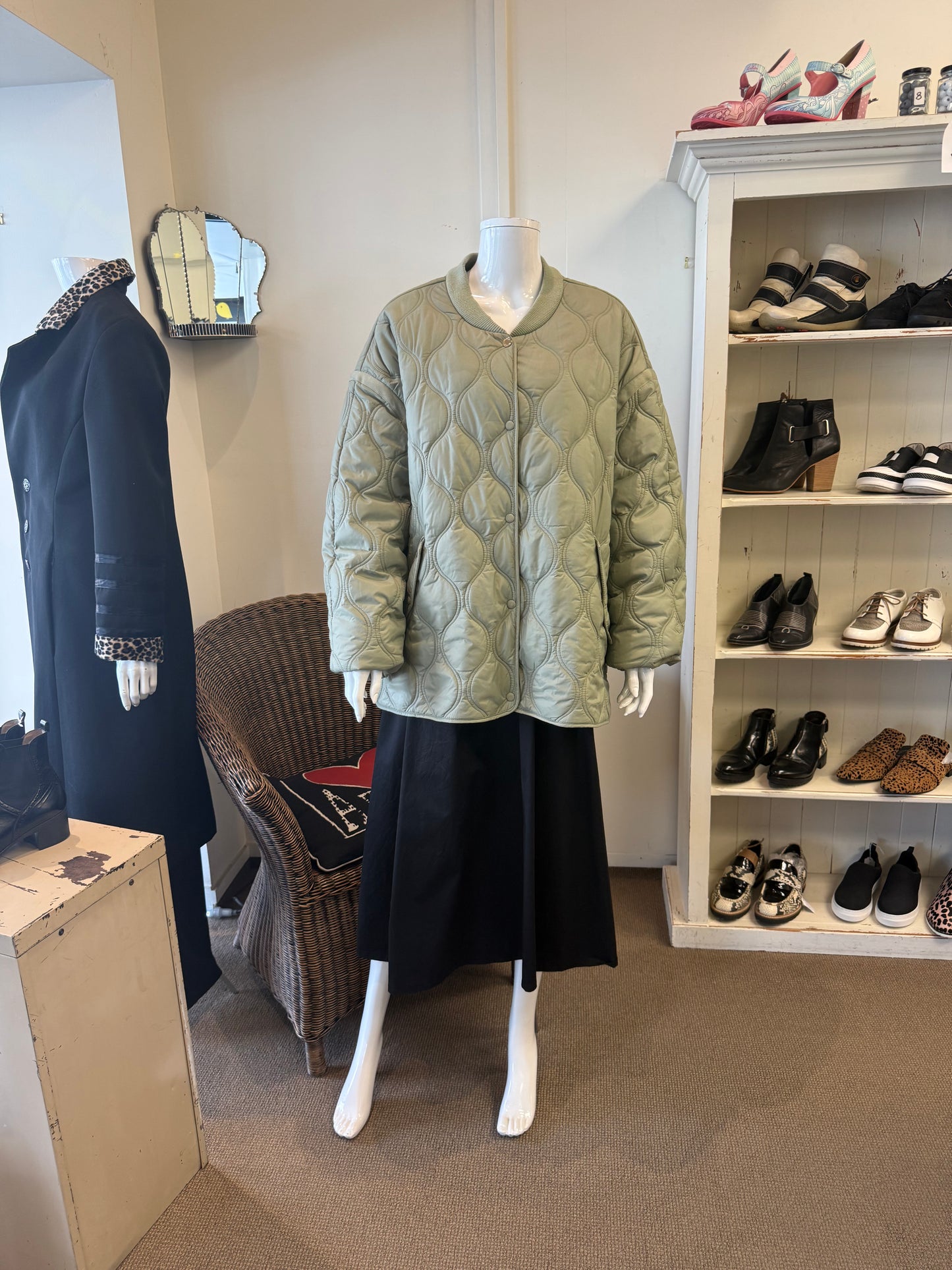 Moke Quilted Bomber Jacket