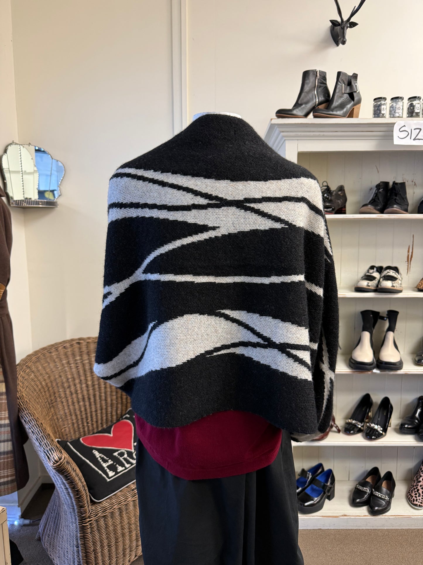 Bone & Arrow Knit Wrap
