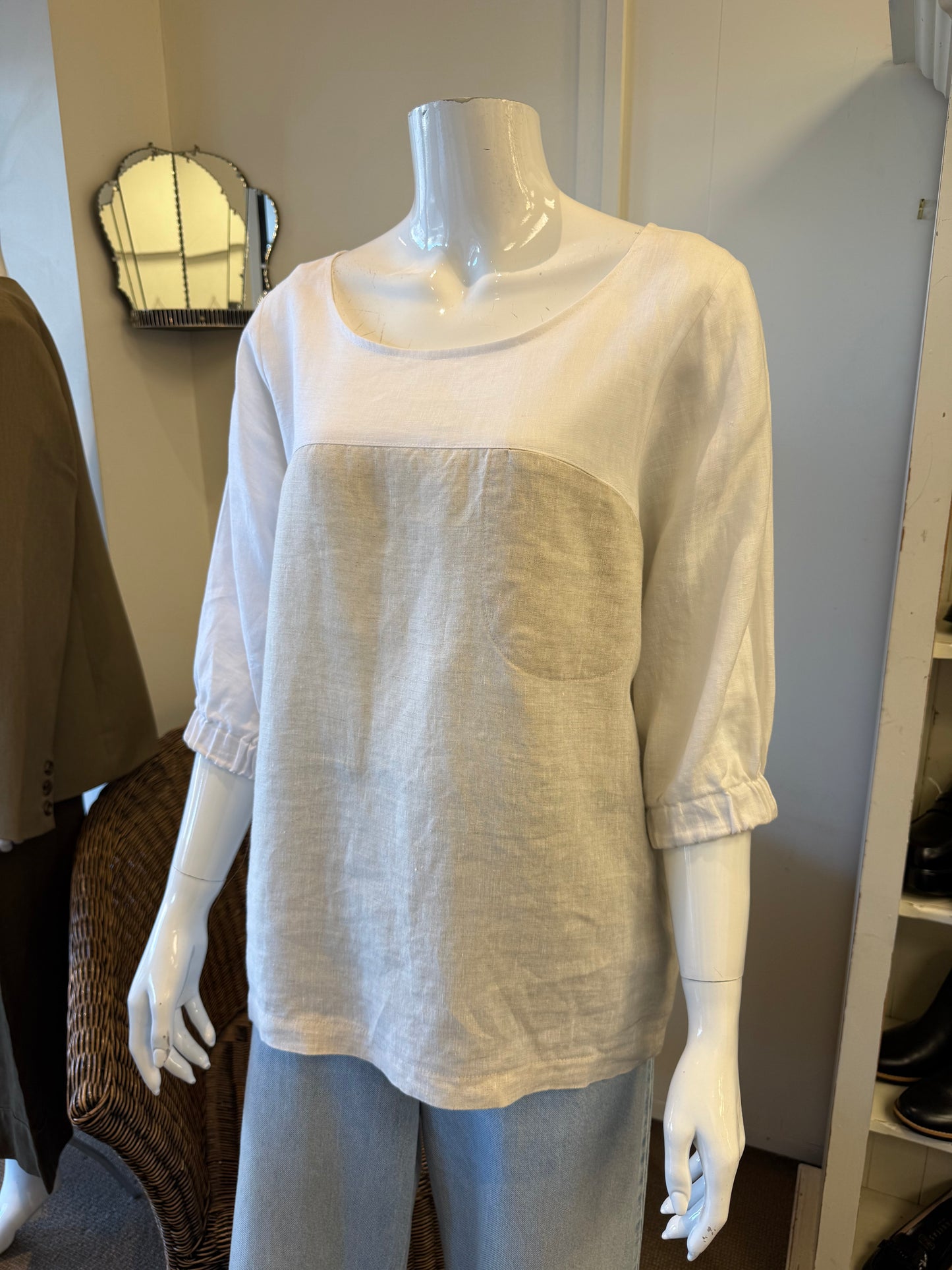 Harlowe Linen Top