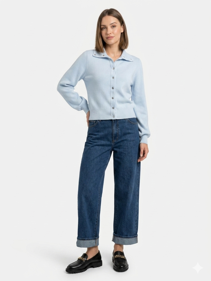 Seed Button Up Knit