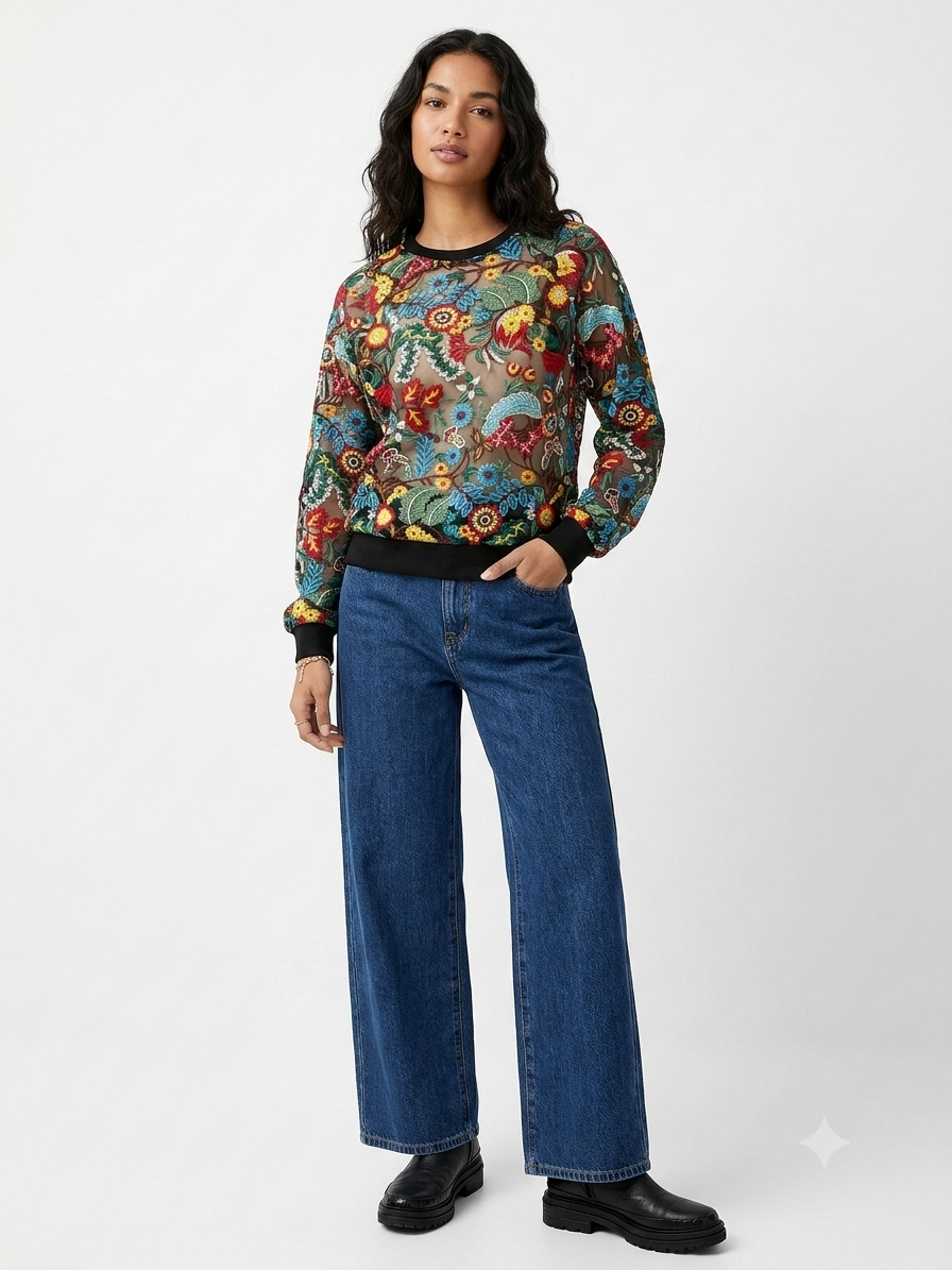 Salasai Colourful Top