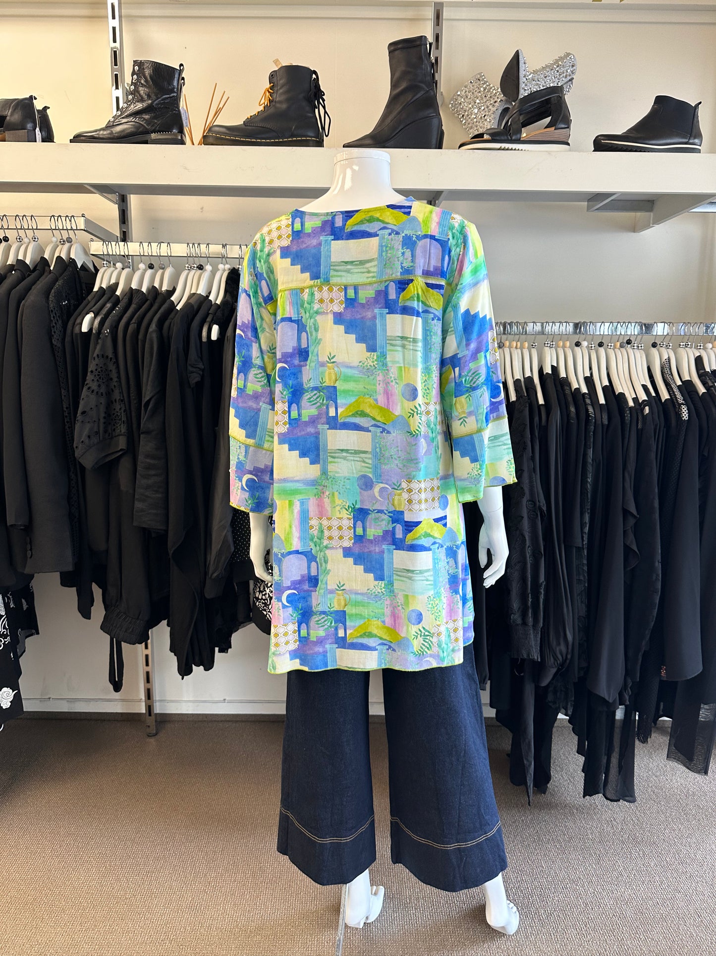 Blue Illusion Top