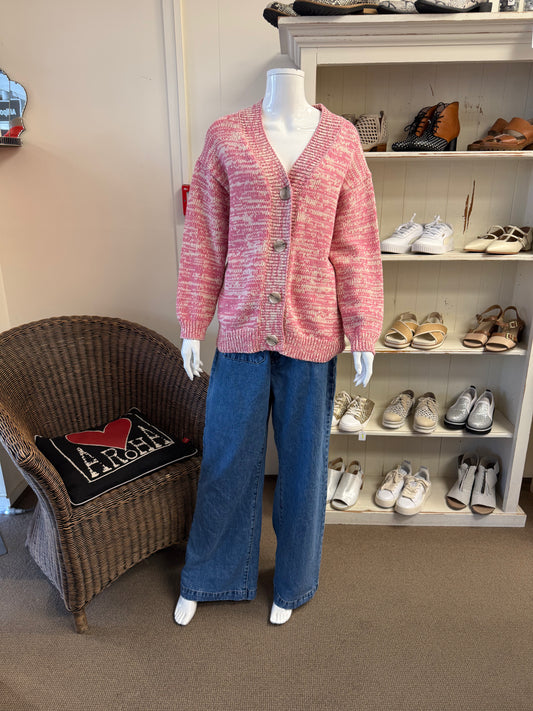 Seed Rosewood Twist Cardigan