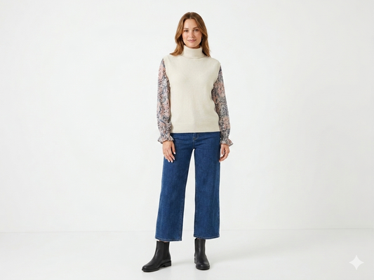 Laing Cashmere Sleeveless Knit