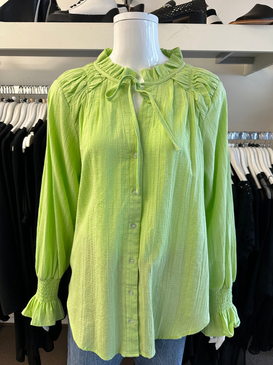 Ketz-ke Shirt, Size 10, Colour Lime Green