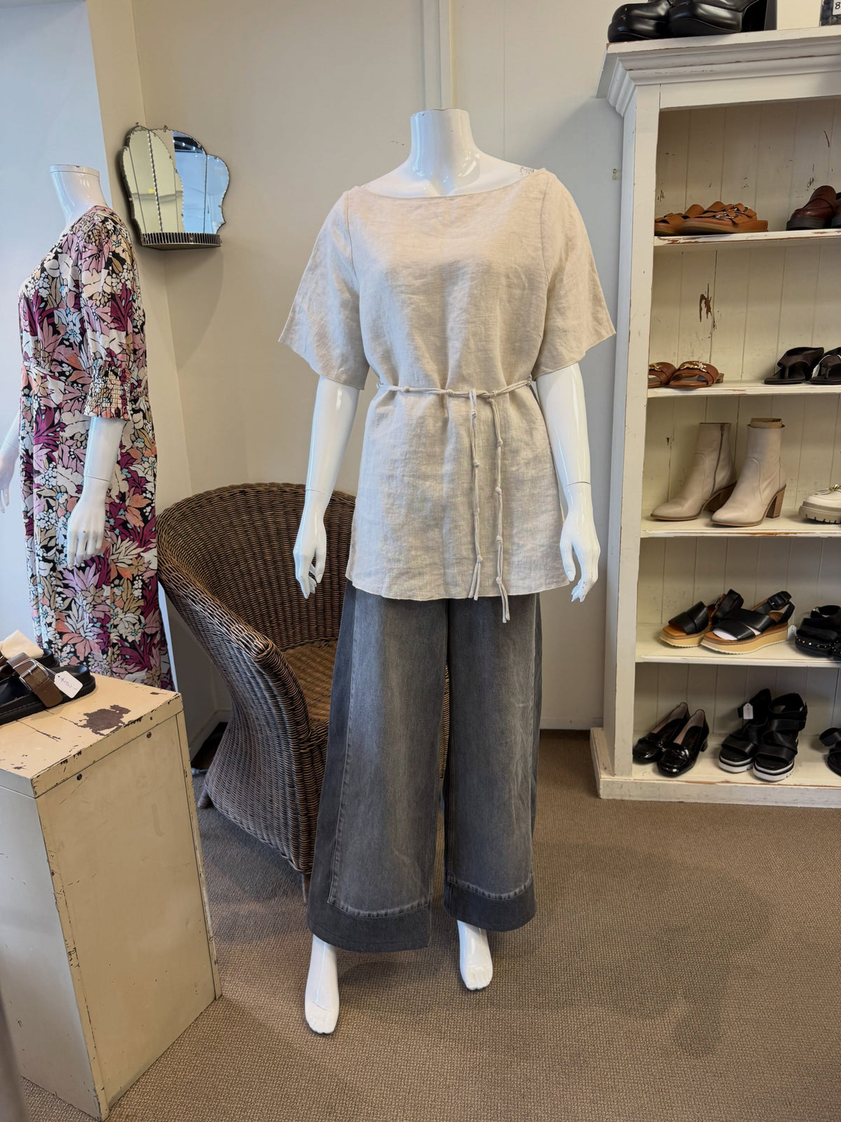 Marle Linen Top