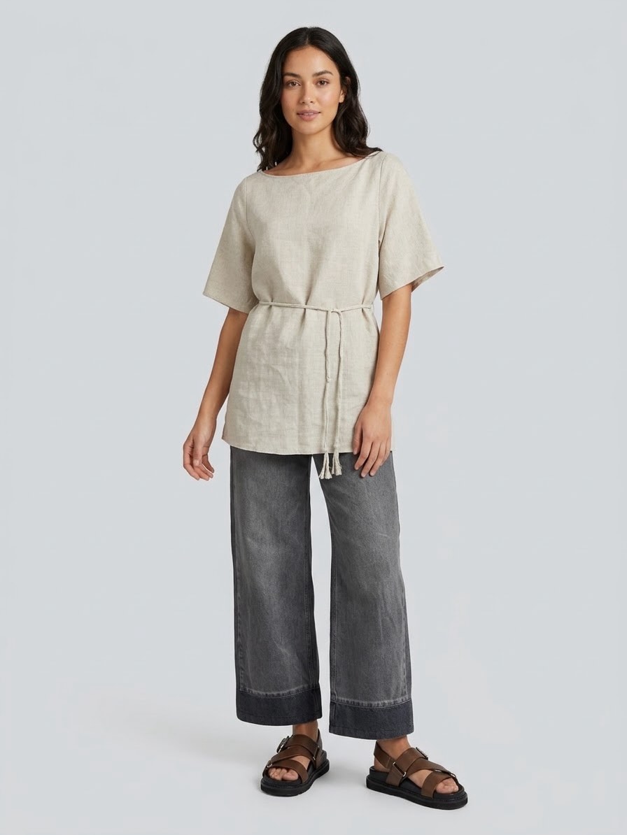 Marle Linen Top