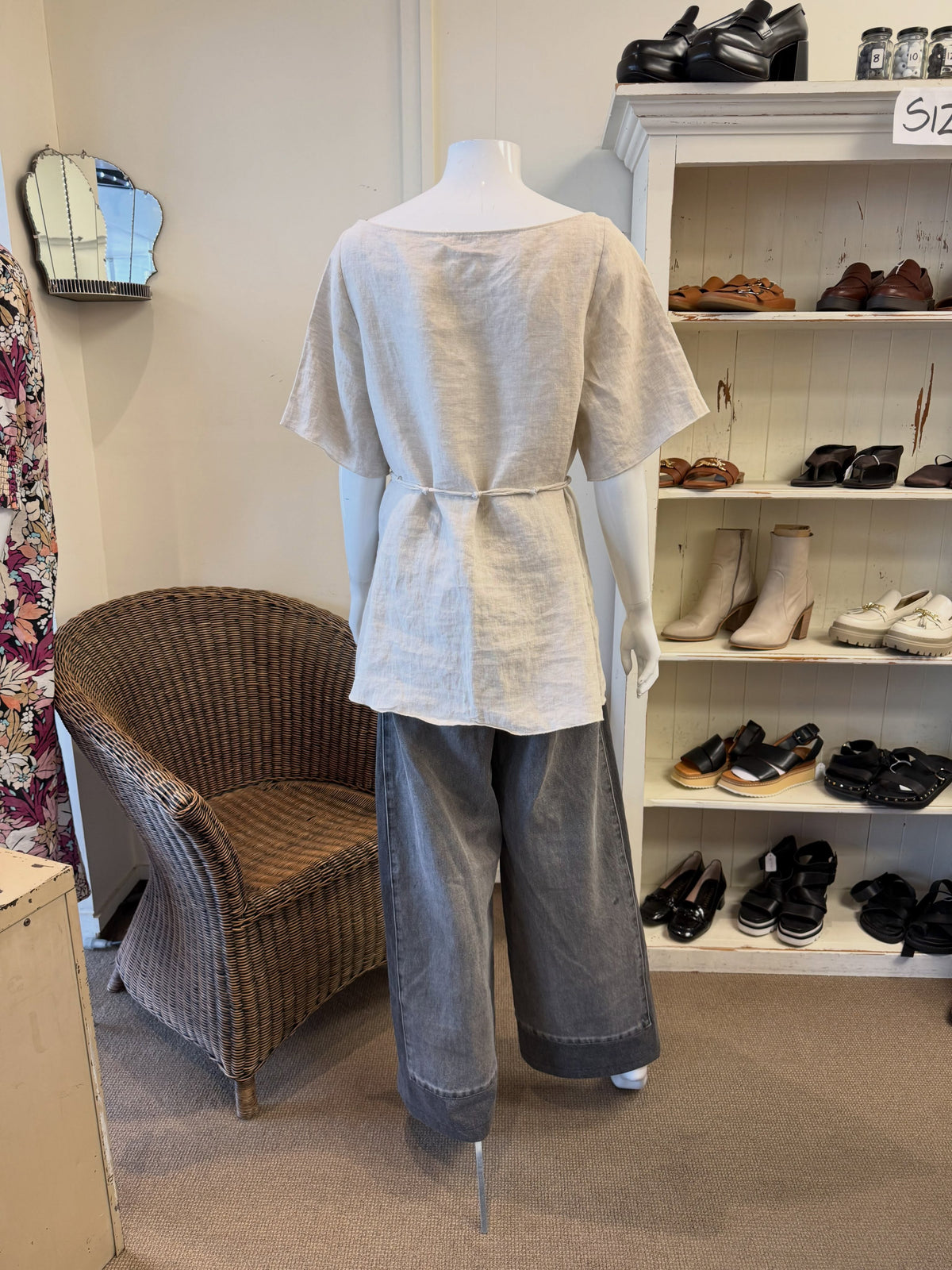 Marle Linen Top